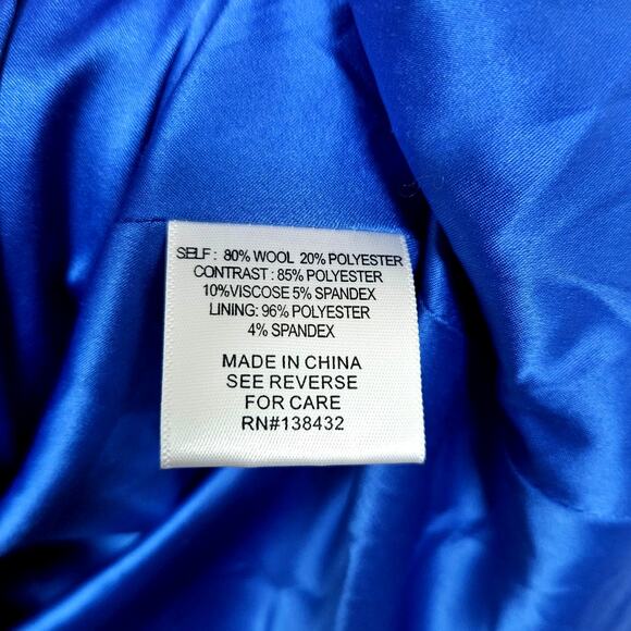 Modcloth 2X Salient Style Polka Dot Wool Gray Coat - Picture 5 of 9